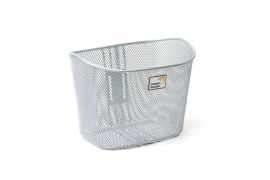bicycle basket tuscany for 19 liters silver