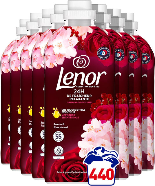 Lenor wasverzachter jasmijn rose de mai - 8 x 55 wasbeurten