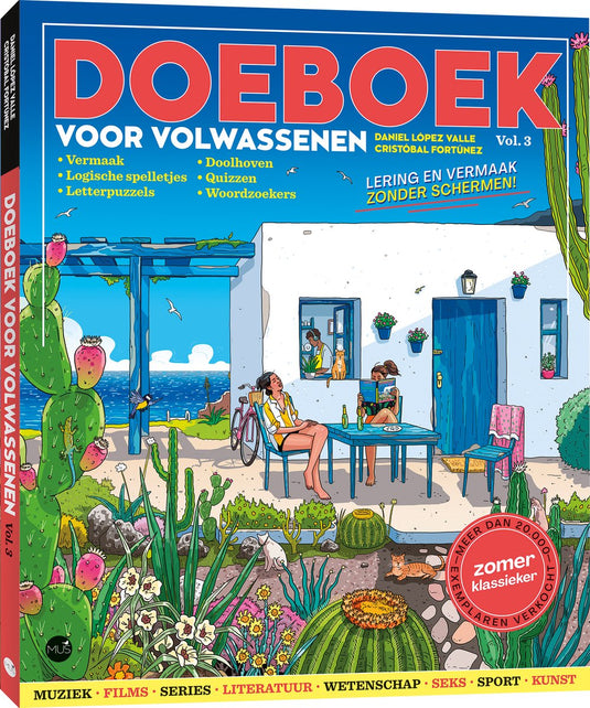 Uitgeverij mus doeboek voor volwassenen - 150 puzzels en raadsels - vol.3