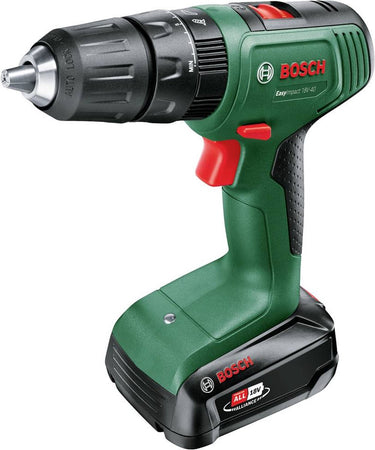 Bosch home and garden 06039d810c accu-klopboor schroefmachine 18 v 1.5 ah li-ion incl. accu, incl. lader, incl. koffer,