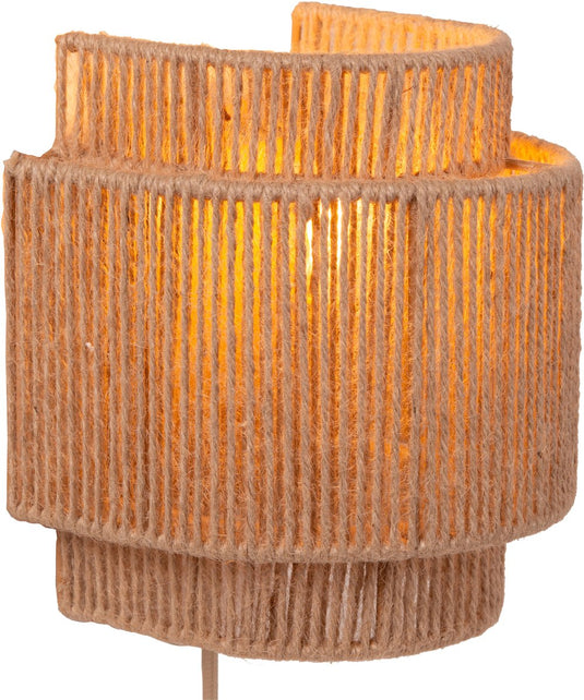 Lucide yuki - wandlamp - 1xe14 - taupe