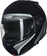 Nolan n100-6 assoluto 349 zwart zilver wit glossy systeemhelm - maat s - helm