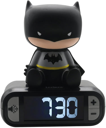 Lexibook digitale wekker met batman 3d nachtlampje en geluidseffecten