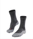Falke tk5 anti-blaar dun wol functioneel materiaal wandelsokken dames grijs - maat 41-42
