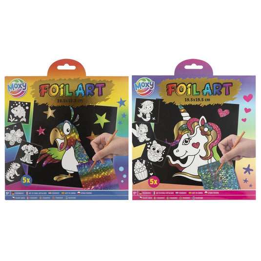 Moxy kraskunst 21,5cm 5 vellen