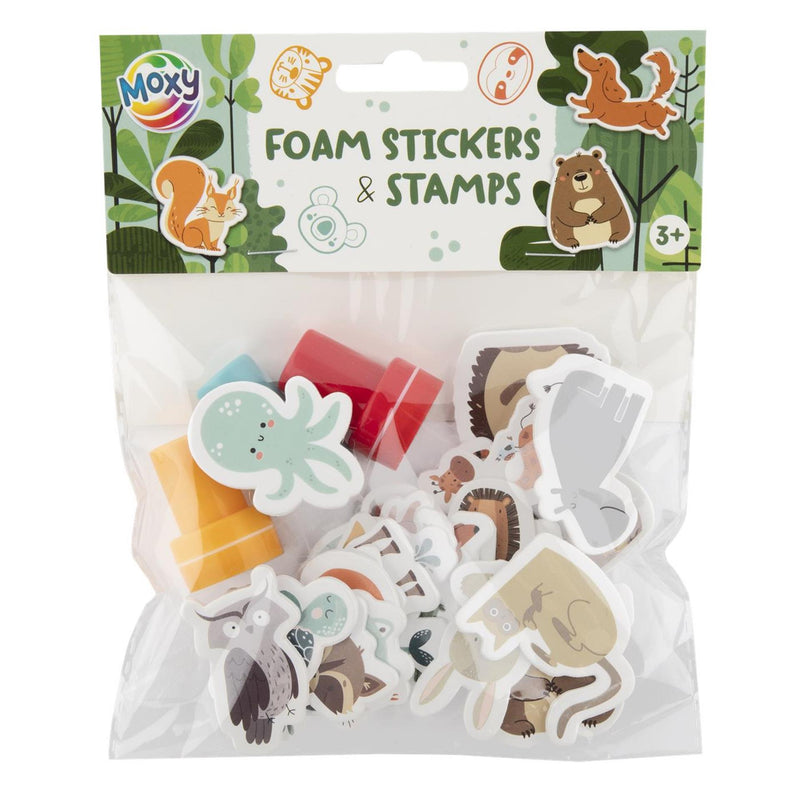 Load image into Gallery viewer, Moxy zelfinktende stempels, 3st. en foamstickers
