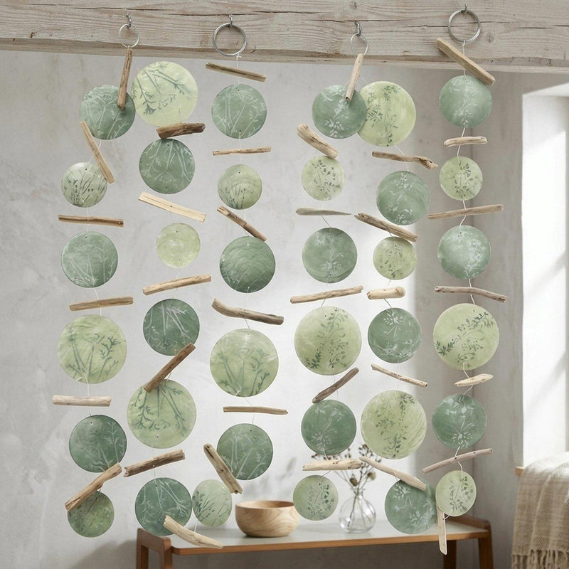 Load image into Gallery viewer, Boltze home guirlande capiz fine 180cm groen
