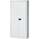 Draaideurkast hoog bisley staal 91,4x40x195 grijs centraal dubbelslot