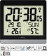 Technoline digitale radiogestuurde wandklok tafelklok - thermometer hygrometer - datum - snooze functie ws 8014