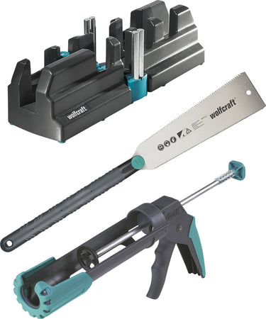 Wolfcraft - gereedschapsset voor het aanbrengen van wandplinten - 6977000