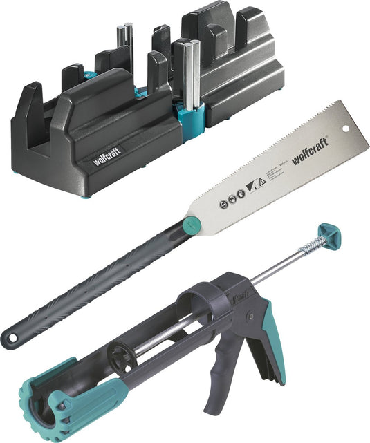 Wolfcraft - gereedschapsset voor het aanbrengen van wandplinten - 6977000