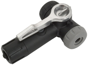 Katana twin valve pump head with release lever