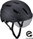 Bbb cycling move faceshield transparant fietshelm bhe-57 - speed pedelec, e-bike snorfiets - nta 8776 - mat zwart - maat l