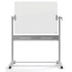 Mobiel glasbord nobo 900 x 1200 mm wit magnetisch