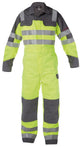 Dassy overall spencer multinorm fluogeel grijs m
