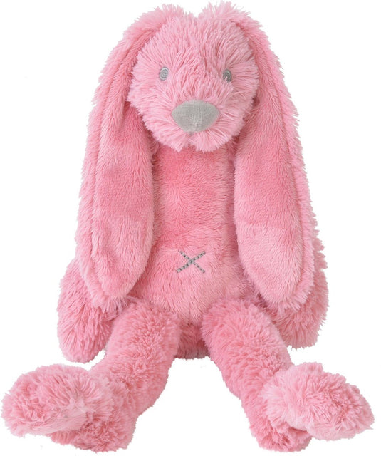 Happy horse konijn richie knuffel 28cm - donkerroze - baby knuffel