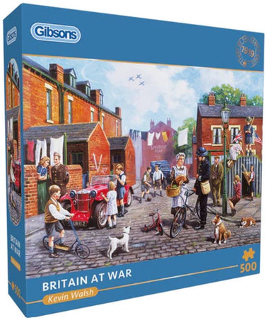 Gibsons - britain at war (door kevin walsh) - 500 stukjes 48×34cm (b×h) - legpuzzel voor volwassenen