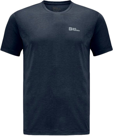 Jack wolfskin vonnan s s t m heren t-shirt-midnight sky