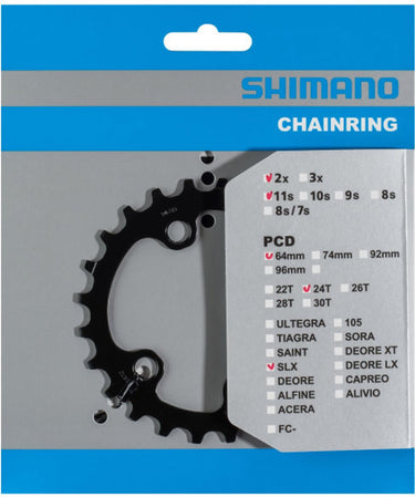 Shimano kettingblad SLX 11V 24T Y1VG24000 M7000