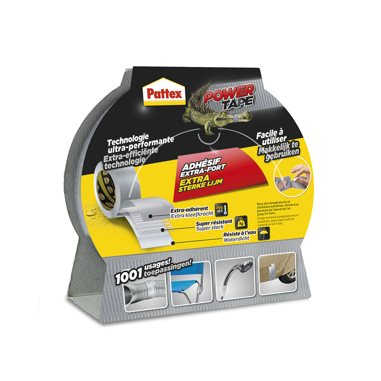Load image into Gallery viewer, Pattex 1001840 - power tape 25m grijs bl | 6 stuks
