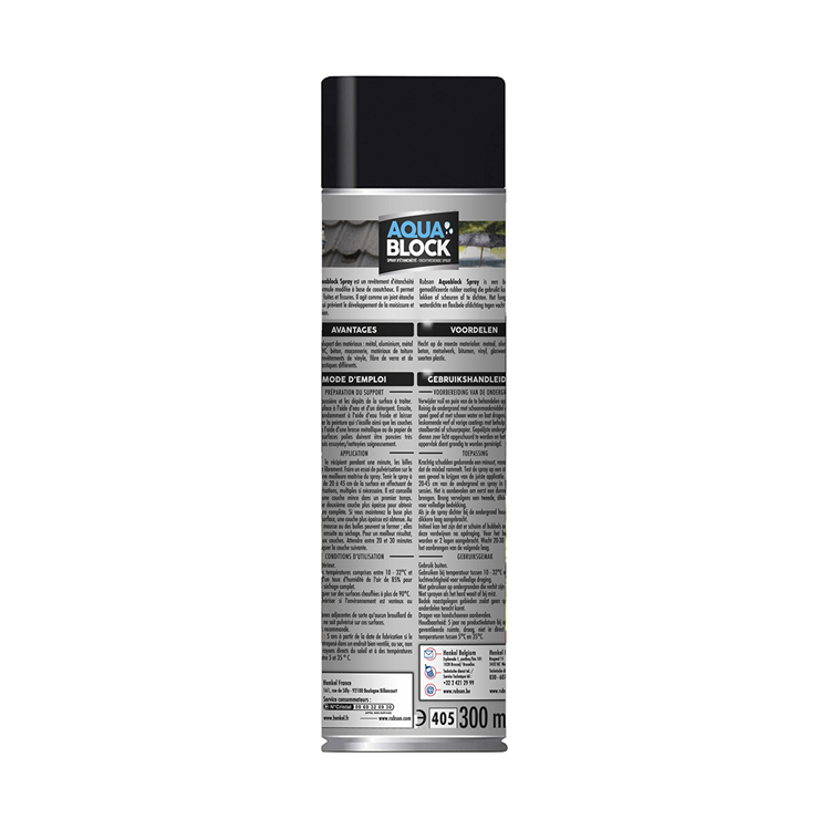 Load image into Gallery viewer, Rubson anti - infiltratie spray 300ml zwart | coating isolatie spray zwart | overschilderbaar repair coating spray | universele toepassing | vloeibaar rubber seal | rubber spray rubber coating.

