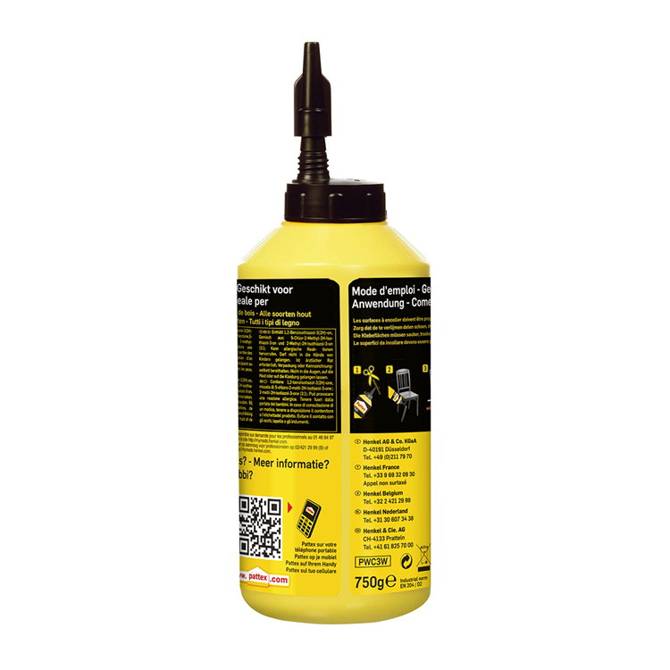 Load image into Gallery viewer, Pattex houtlijm classic 750 g | houtlijm voor universeel verbruik | lijm geschikt voor alle soorten hout.
