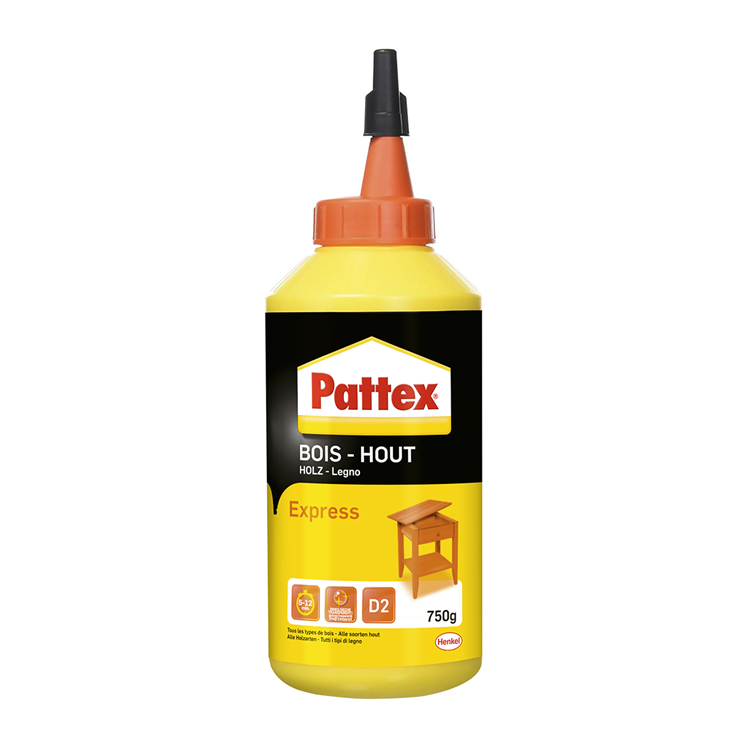 Load image into Gallery viewer, Pattex houtlijm express 750 g | sneldrogende houtlijm voor alle klussen | houtlijmen voor sterke hechting.
