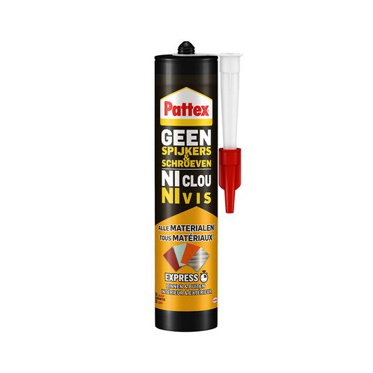 Pattex 1066008 - geen spijkers geen schroeven express 390g | 12 stuks