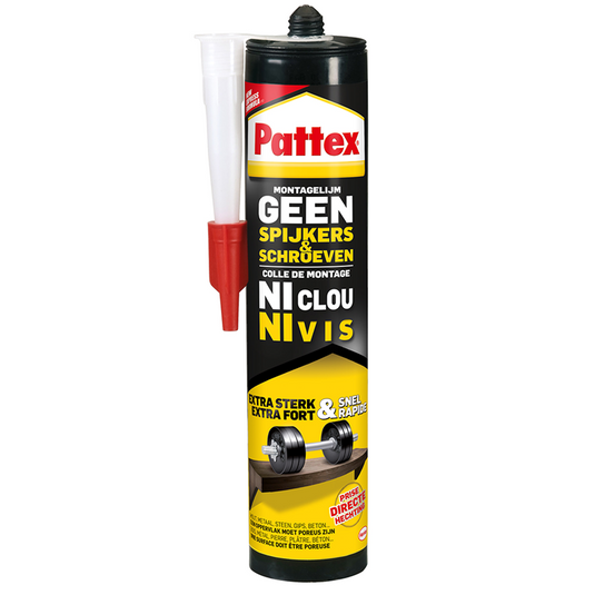 Pattex montagekit 400 gr | montagekit geschikt voor binnen buiten | universeel gebruik| extreem sterk montagekit