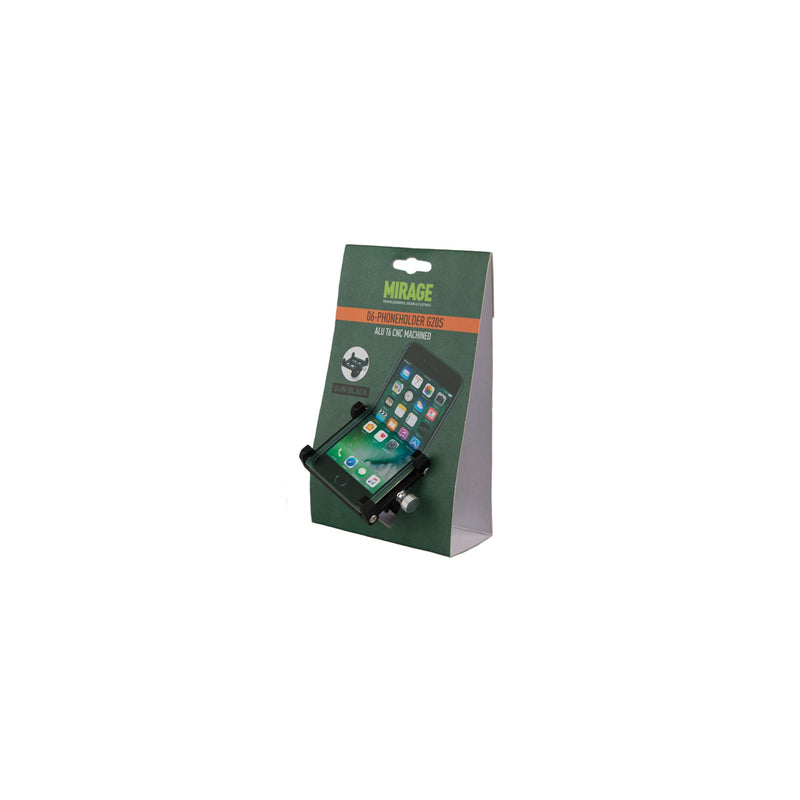 Load image into Gallery viewer, Telefoonhouder Mirage G20 aluminium - zwart
