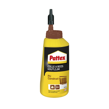 Pattex 1006108 - hout pu construct 750g | 2 stuks