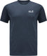 Jack wolfskin vonnan s s t m heren outdoorshirt-midnight sky