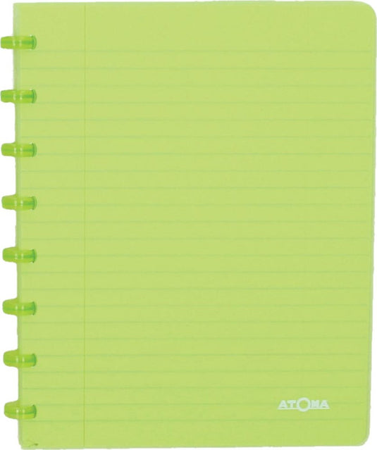 Atoma schrift trendy a5 q5 groen rood paars