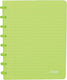 Atoma trendy schrift | ft a5 | 144 bladzijden | gelijnd | transparant groen