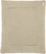 Meyco baby mini knots boxkleed - sand - 77x97cm