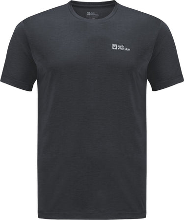 Jack wolfskin vonnan s s t m heren outdoorshirt - phantom- maat s
