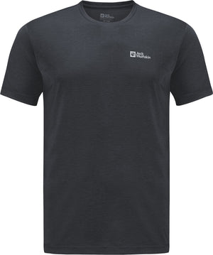 Jack wolfskin vonnan s s t m heren outdoorshirt - phantom - maat m