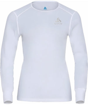 Odlo active warm lange mouw thermoshirt dames - wit - maat m