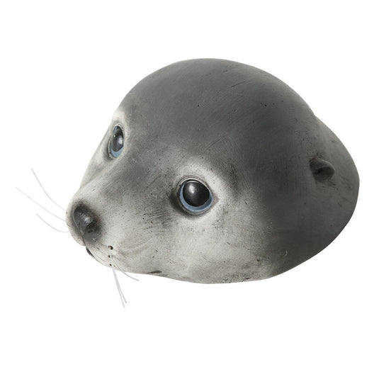 Boltze home zwemmende zeehond poggy h7cm kunststof grijs