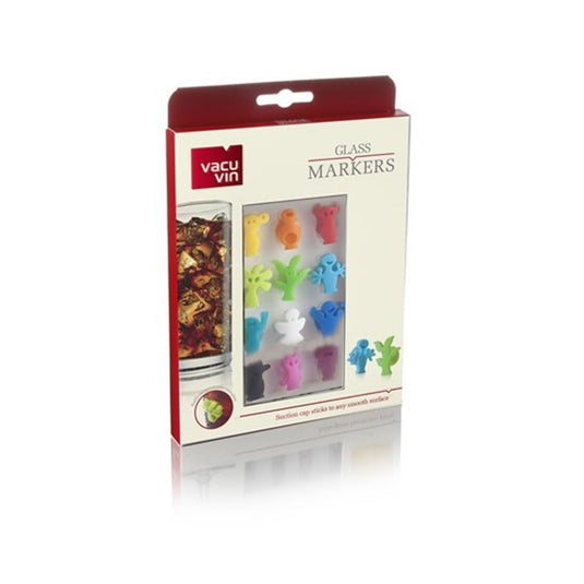 Vacu vin vacuvin glass markers party people - set van 12 stuks
