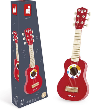 Janod - confetti - mijn eerste gitaar - voor kleine muzikanten