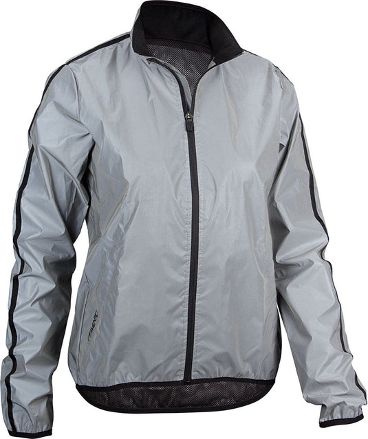 Avento reflecterend jack dames - full reflective - zilver - 38