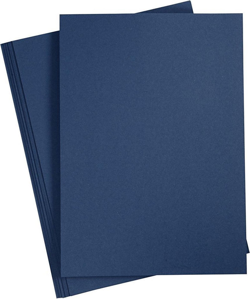 Load image into Gallery viewer, Colortime karton blauw a4 220g, 10st.
