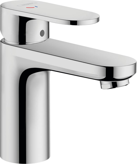 Hansgrohe vernis blend - wastafelmengkraan - ééngreeps bediening - coolstart energiebesparend - zonder waste - 100mm maat - chroom