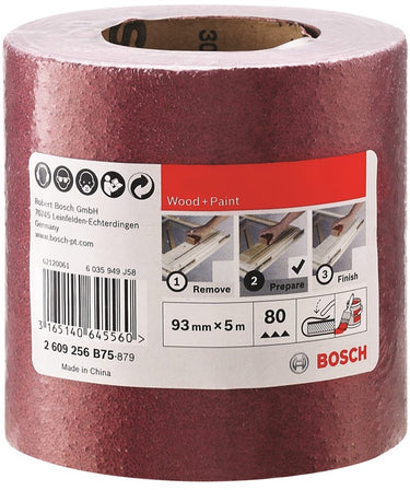 Bosch schuurrol hout 93mmx5m k80