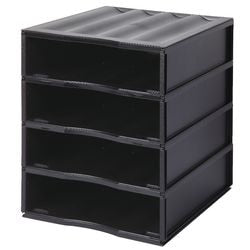 Stapelbare ladeset paperflow zwart 3289716