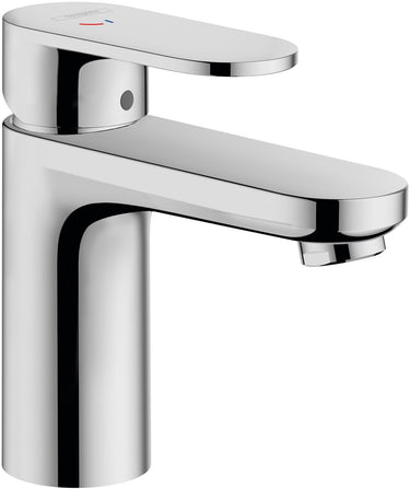 Hansgrohe vernis blend - wastafelmengkraan - ééngreeps bediening - coolstart energiebesparend - met trekwaste - 100mm maat - chroom