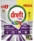 Dreft platinum miracle all in one vaatwastabletten - 30 minute miracle - 45 stuks