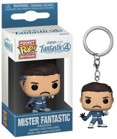 Funko pocket pop! keychain fantastic 4: first steps - mister fantastic
