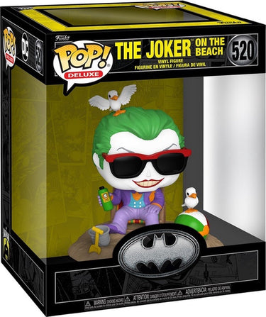 Funko pop deluxe: batman 85th anniversary - joker (on the beach) pop #520
